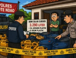 Polres Rote Ndao Sita 3,2 Ton Solar Subsidi, Diduga Ditimbun Pengusaha Tambang