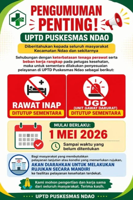 pengumuman puskesmas