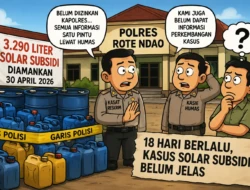 18 Hari Kasus 3 Ton Solar Subsidi di Rote Ndao Mengendap, Publik Pertanyakan Transparansi Polisi