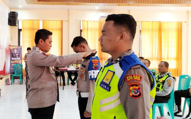 Kapolres Kukuhkan Personel OPS Patuh Turangga