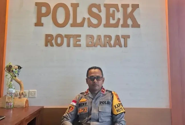 Kapolsek Rote Barat IPDA Elyonat D.U. Warata