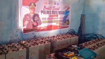 Setelah 5 Tahun Gelap, PLTS Desa Nuse, Akhirnya Menyala Lagi Berkat Sat intelkam Polres Rote Ndao