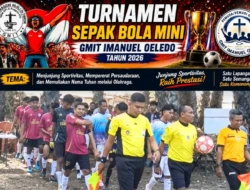 15 Tim Ramaikan Turnamen Sepak Bola Mini GMIT Imanuel Oeledo, Ribuan Penonton Padati Lapangan Merah Putih