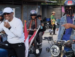 Deru Motor Klasik CB Ita Esa Warnai Karnaval HUT Ke-81 RI di Rote Ndao