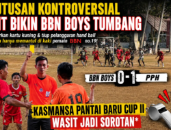 Keputusan Kontroversial Wasit Bikin BBN Boys Tumbang 0-1 dari PPH di KASMANSA CUP II