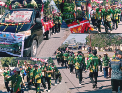 PPL Rote Ndao “Turun Jalan” Bawa Hasil Tani, Ramaikan Karnaval HUT RI ke-81