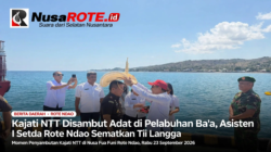 Kejati NTT disambut Adat