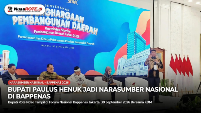 Bupati Paulus Henuk jadi Narasumber di Bappenas