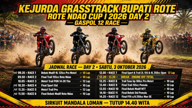 Jadwal Gastrack Hari Kedua