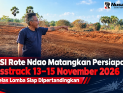 SMSI Rote Ndao Matangkan Persiapan Grasstrack 13–15 November 2026, 16 Kelas Lomba Siap Dipertandingkan