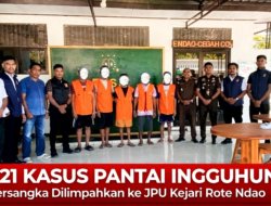 P-21 Kasus Pantai Ingguhun, 5 Tersangka Dilimpahkan ke JPU Kejari Rote Ndao
