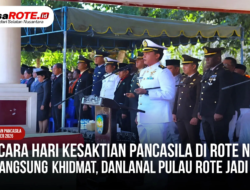 Upacara Hari Kesaktian Pancasila di Rote Ndao Berlangsung Khidmat, Danlanal Pulau Rote Jadi Irup